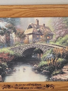 Beautiful Derk Hansen Framed Print. 15" X 10". Comes With Frame As Shown.